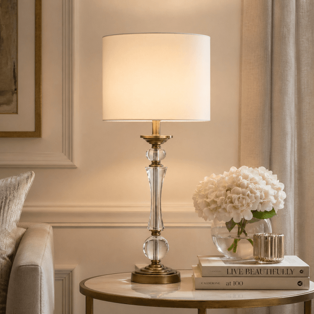 FAITH WHITE TABLE LAMP