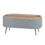 elodie storage ottoman blue