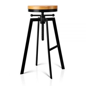 Kim Adjutable Height Swivel Bar Stool