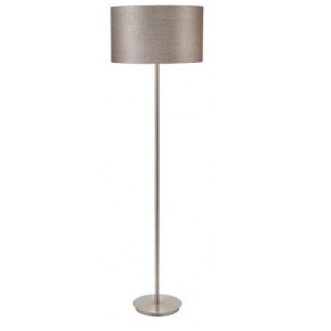 Flynn Bark Linen Floor Lamp