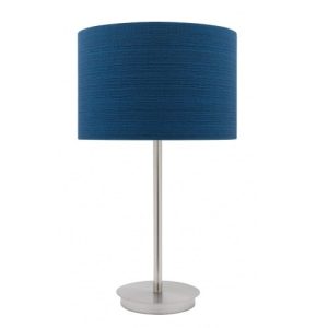 Flynn Fibre Blue Table Lamp