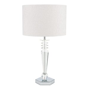 Zeina White Table Lamp