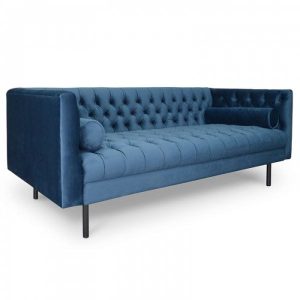 Valalentina Navy Blue Sofa
