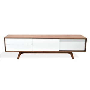 180cm Scandi TV Entertainment Unit Walnut