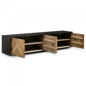 Ashin Entertainment TV Unit Black