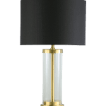 empire black table lamp